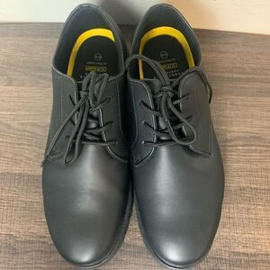 Perry Ellis Mens Steel Toe Shoes, Size W12